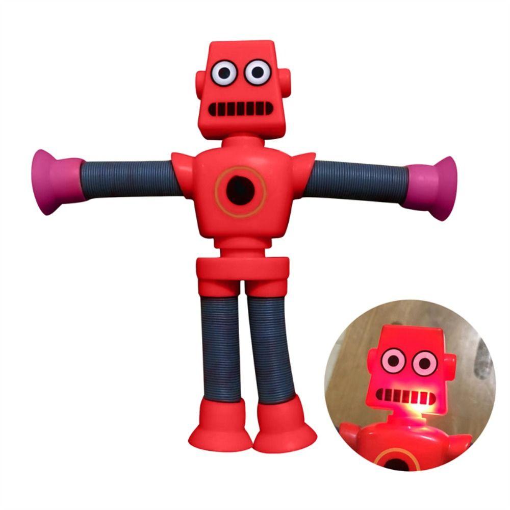 Робот с подвижными суставами Montessori, Сенсорная игрушка Pop Tubes, Игрушки-антистресс, Телескопическая присоска