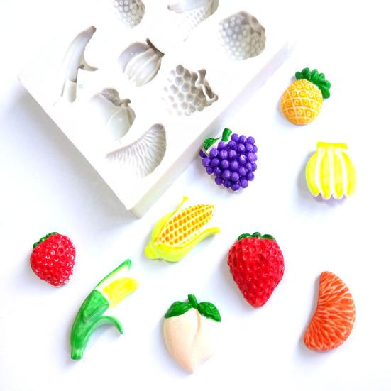Fruits Series Cake Candy Silicone Mold Fondant Decorating DIY Sugarcraft Tool