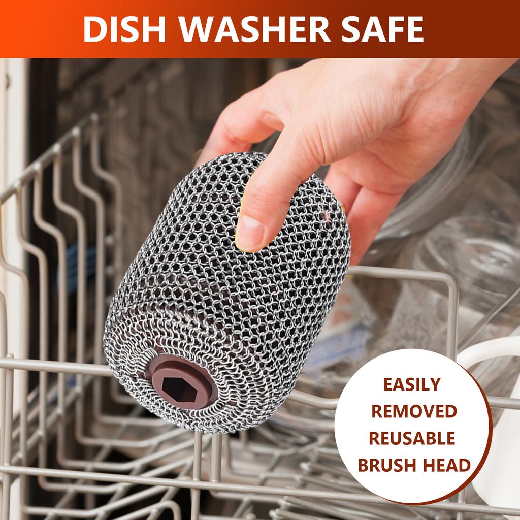 Электрическая щетка для чистки гриля, перезаряжаемая беспроводная щетка-скруббер для чистки гриля, инструменты для чистки гриля из нержавеющей стали с роликом для улицы