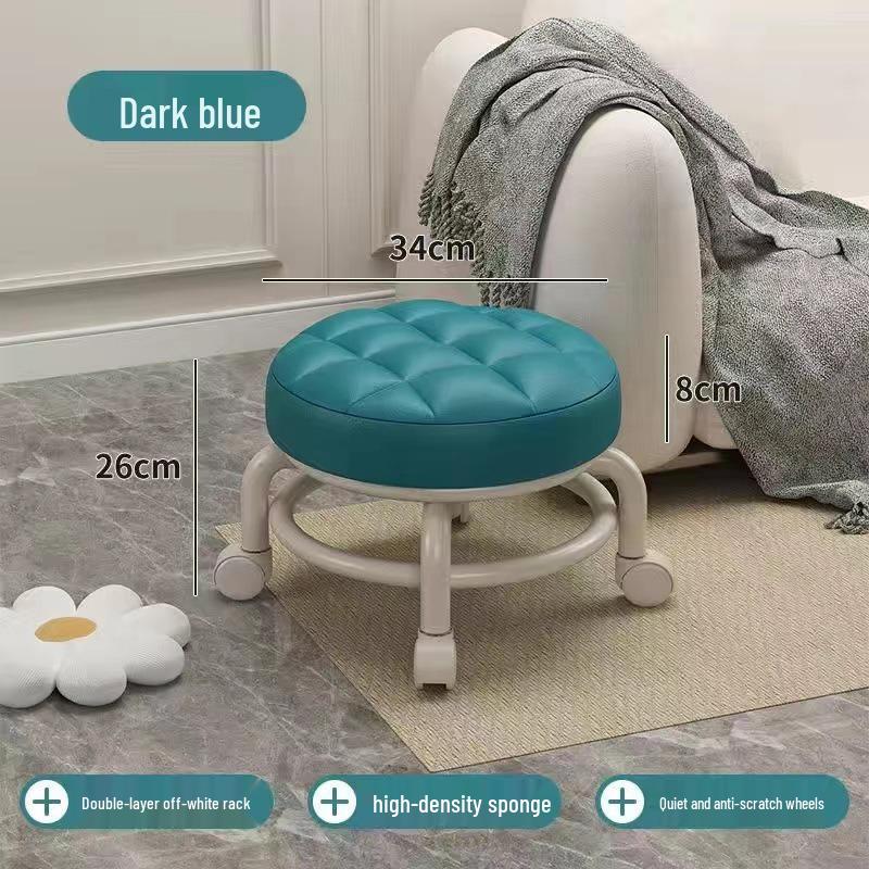 Детский акриловый стул на колесиках - Маленькое, подвижное сиденье для гостиной или детской