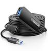 Mindpure USB 3.0 Удлинительный кабель Активный усилитель сигнала Повторитель Шнур с чипом VL 20 м 66 футов Плетеная экранировка Для большой дальности