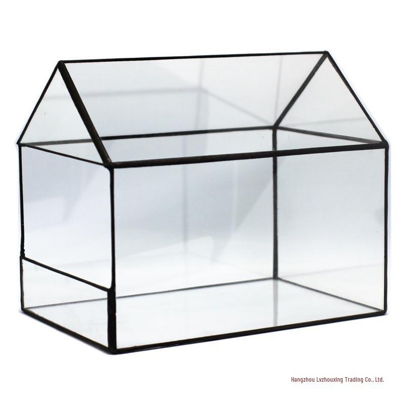 Европейская стеклянная оранжерея Кашпо для суккулентов: Прозрачный Экологичный Горшок для Микроландшафта для Домашнего Декора и Украшений из Зеленых Растений.