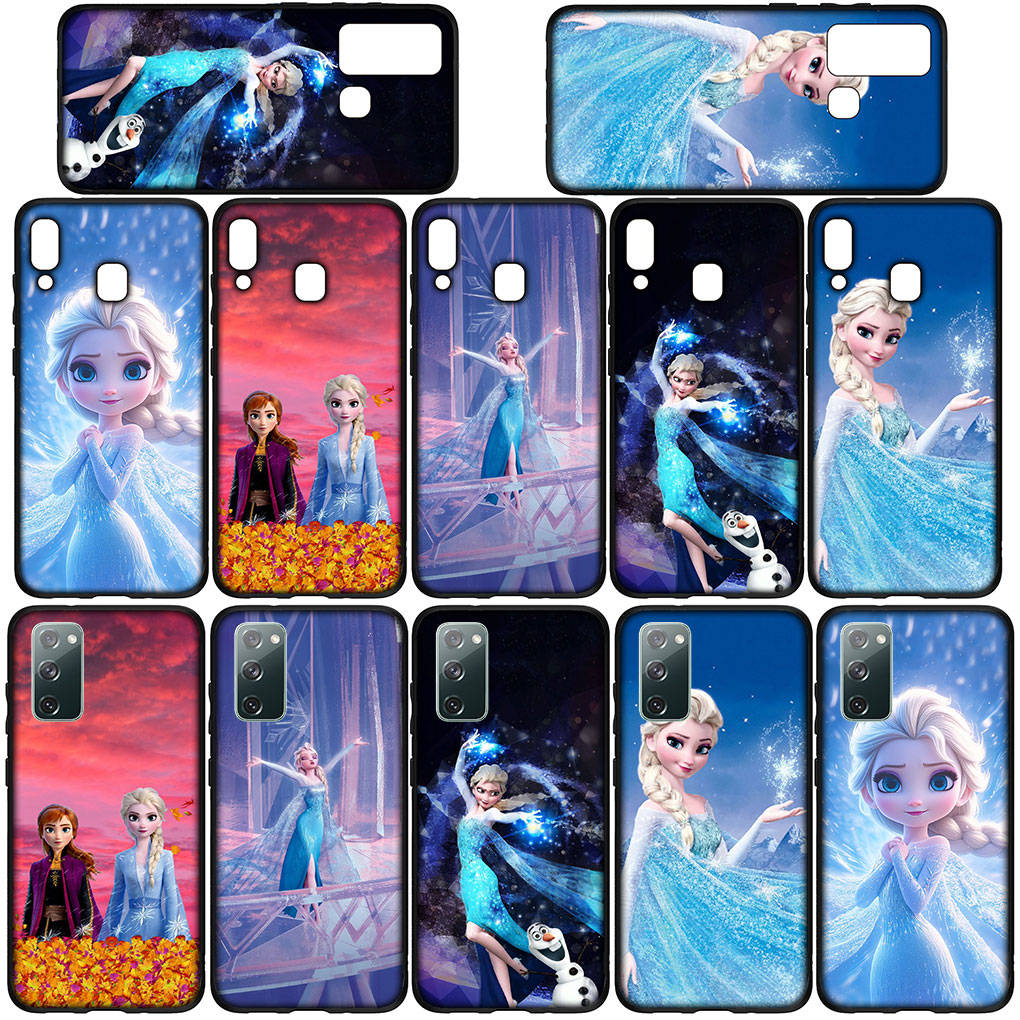 For Samsung Galaxy S24 S23 iPhone 16 15 14 Xiaomi Redmi Note 13 12 11 10 8 Plus 9 Pro Max X XR 14CPhone Case Poster Elsa Anna Olaf OPPO Huawei Cover