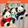 Plush Colorful Panda Backpack Keychain Cute Doll Pendant Perfect For Gifts