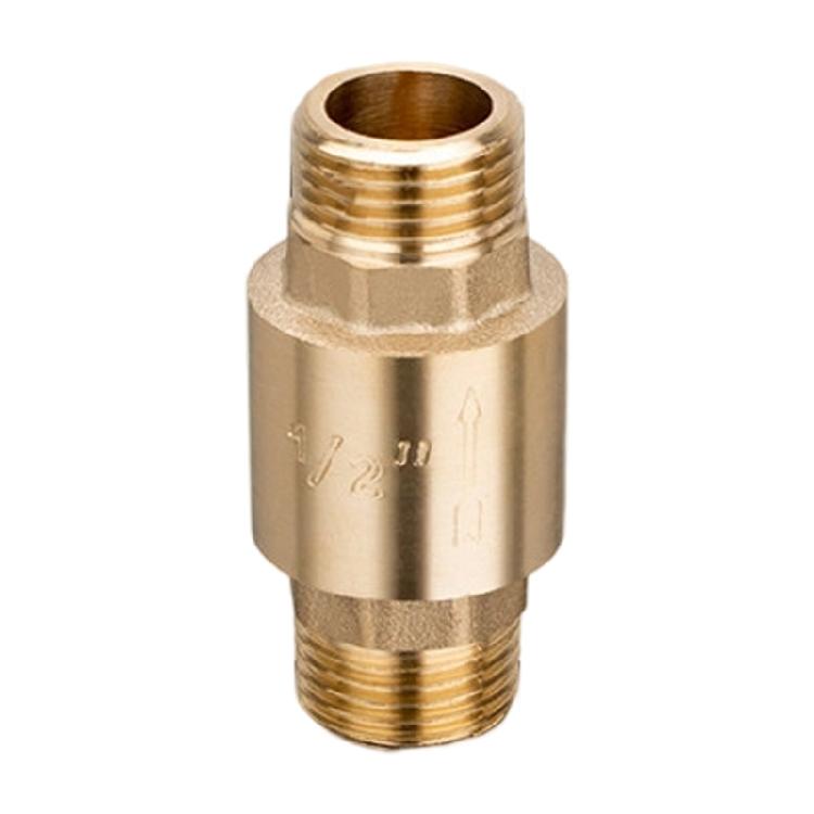 Industrial 6 Inch Thickened Brass Check Valves Easy Threaded Connection For Secure Fluid Control Air and Liquid Systems