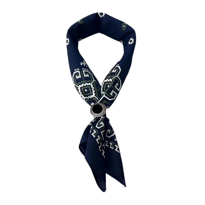 Stylish Ethnic Bandanas for Hip Hop Enthusiasts Breathable Square Scarf and Headwear Unisex Hair Accessory for Women