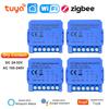 Tuya Умный модуль переключателя Zigbee WiFi с сухим контактом Умный дом DIY Автоматический выключатель Реле Постоянный ток 24-32 В Переменный ток 100-240 В Работает с Alexa Google Home