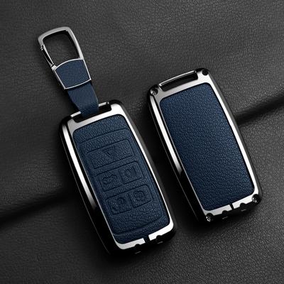Чехол для ключа автомобиля для Jaguar XF XJ XE S-Type F-Type X-Type F-Pace I-Pace E-Pace Android XFR XKR Кожаный брелок из цинкового сплава
