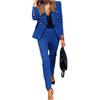 Women's Dressy 2 Piece Business Set Long Sleeve Blazer And Pencil Pant