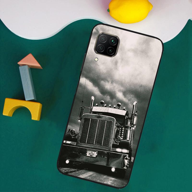 Крутой Чехол с Изображением Тягача для Huawei Nova 11i 12s 12i 8i 7i Y73 Y70 Y90 Y60 Y72 Y61 Y91 9 10 SE P30 Pro P40 Lite
