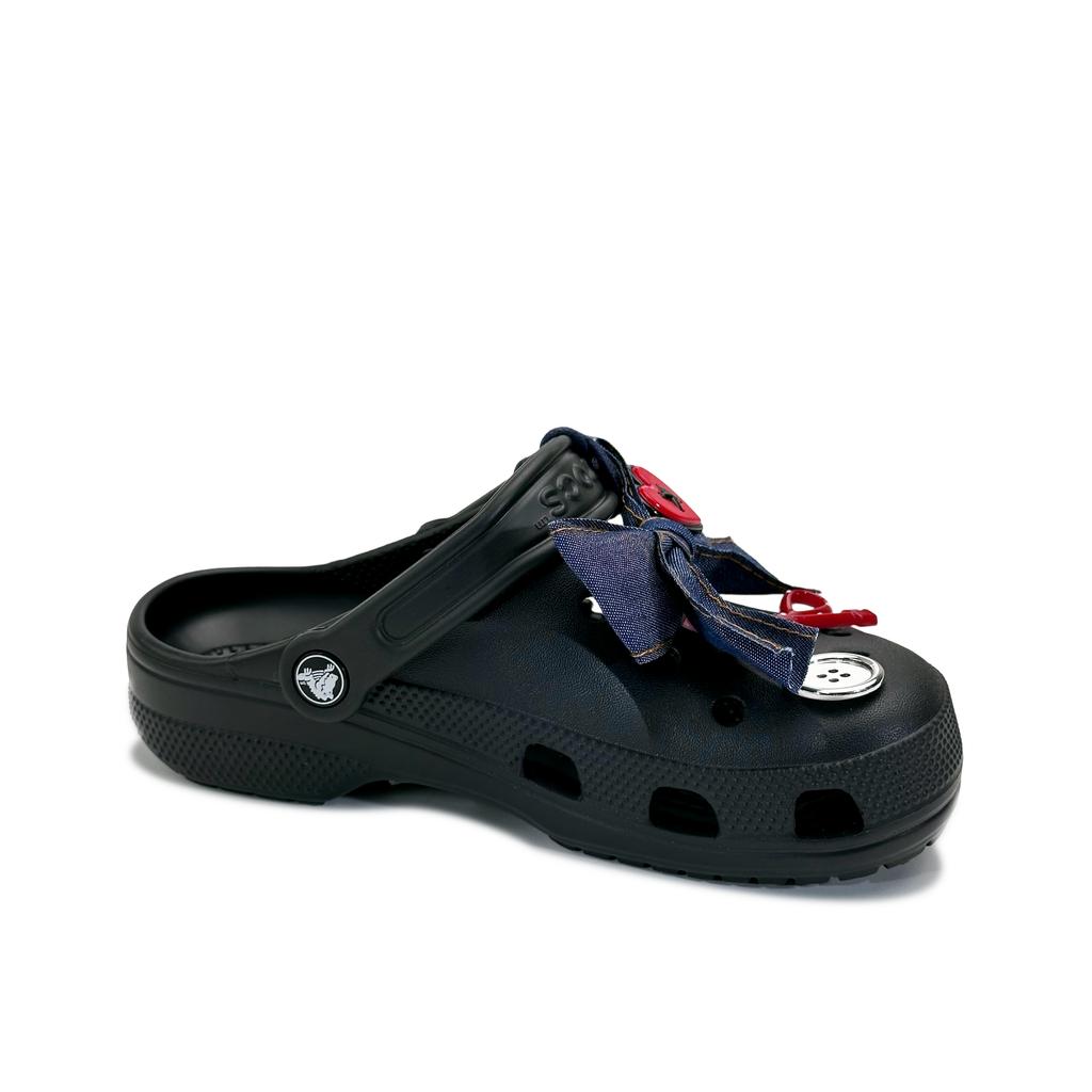 Crocs Baya EVA Comfortable and Versatile Casual Simple Commuter Hole Shoes Women's Black