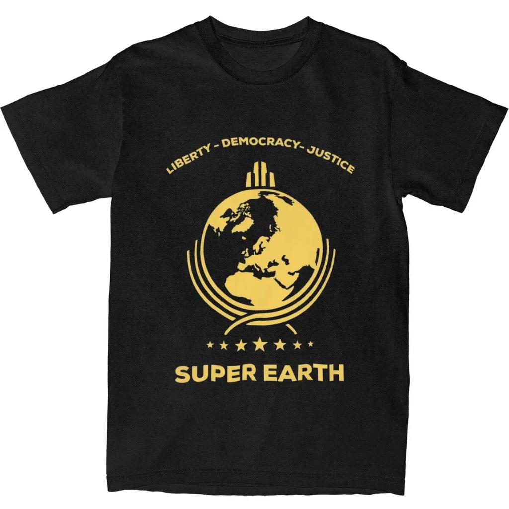 Мужская женская футболка Helldivers 2 Game, одежда, футболка Super Earth Diving Into Hell, одежда, уличная одежда, футболки, все сезоны