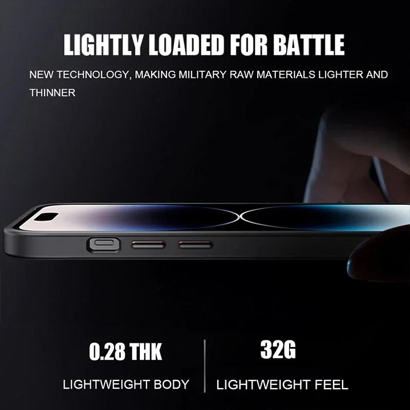 Прозрачный оригинальный чехол для iPhone 15 16 14 13 11 12 Pro Max для Magsafe Magnetic Wireless Charge Защитная матовая крышка для объектива
