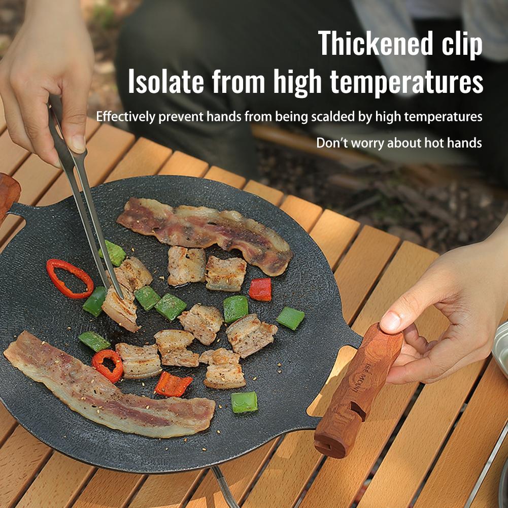 Grill Pan Assist Handle Covers Heat Resistant Sandblasted Holder Grip Covers Non