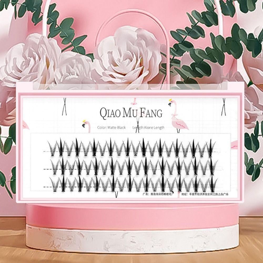 Карикатурные Одинарные Пучки Густые Имитация Ресниц Накладные Ресницы Макияж Глаз Натуральные