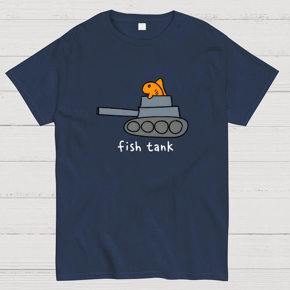 Fish Tank Cotton Summer Casual Cool Loose T-Shirt