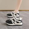 Мода 2024 Осень Женские Толстая подошва Корейская версия Мягкая подошва Повседневные Нескользящие Спортивная обувь