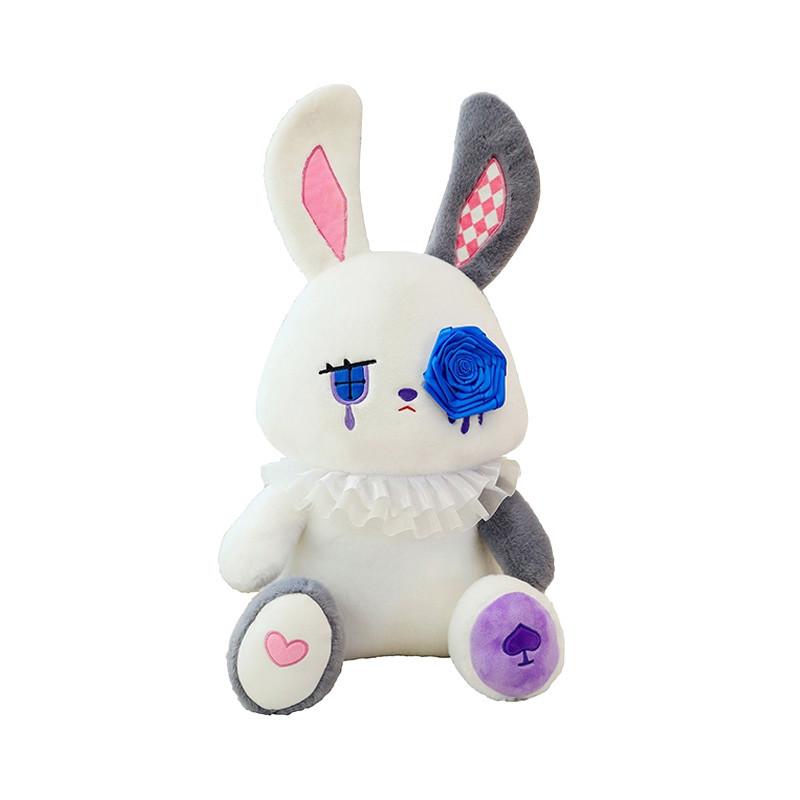 Adorable Rose-themed Plush Rabbit Toy Perfect For Halloween And Gift Giving