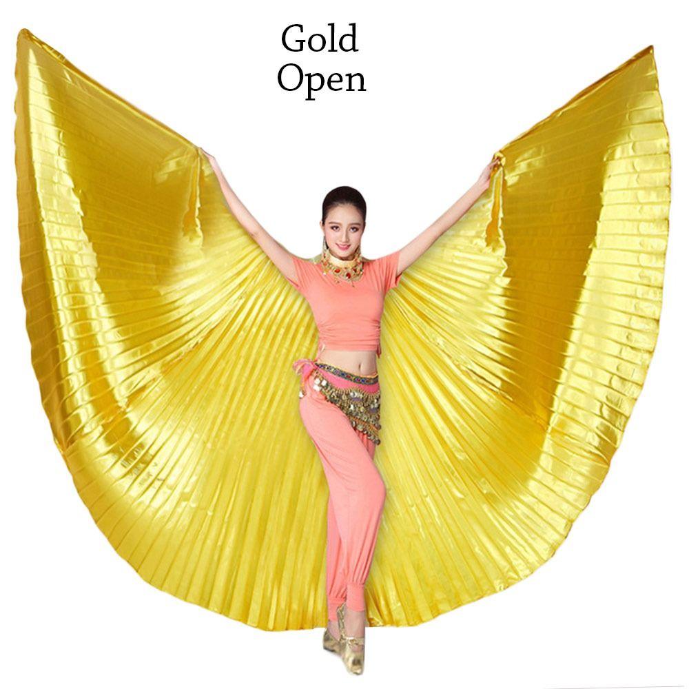 Clothing Prop Carnival Festival Performance Costume With Sticks Isis Wings Belly Dance Wings
