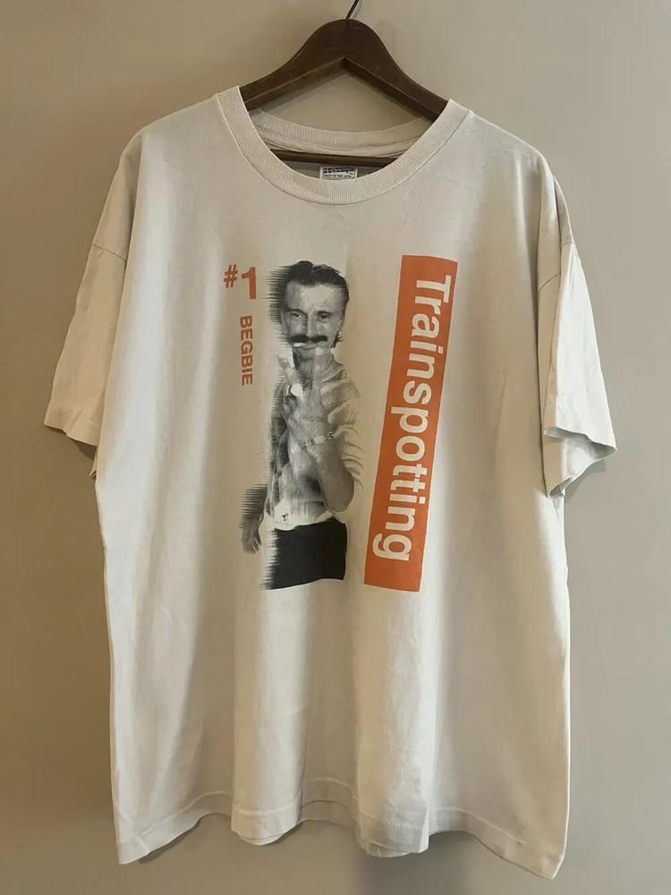 Винтажная футболка 90-х Trainspotting репринт подарок для мужчин женщин AN51117 Унисекс Футболка
