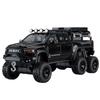 1/32 Scale Dodge Mammoth 1000 6*6 TRX Hennessey Off Road Pickup SUV Alloy Diecast Model Car Library Bookcase Decoration Gifts for Boy