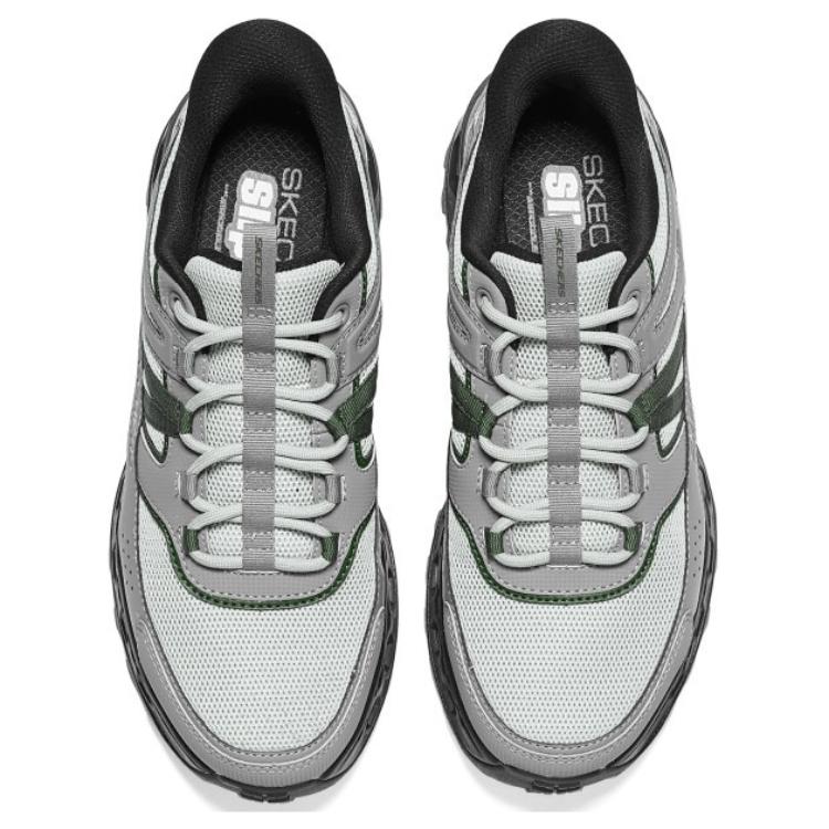 Skechers Кроссовки Glide-Step Повседневные Мягкие Удобные Прочные Низкие Мужские Серый 237647-GYGR