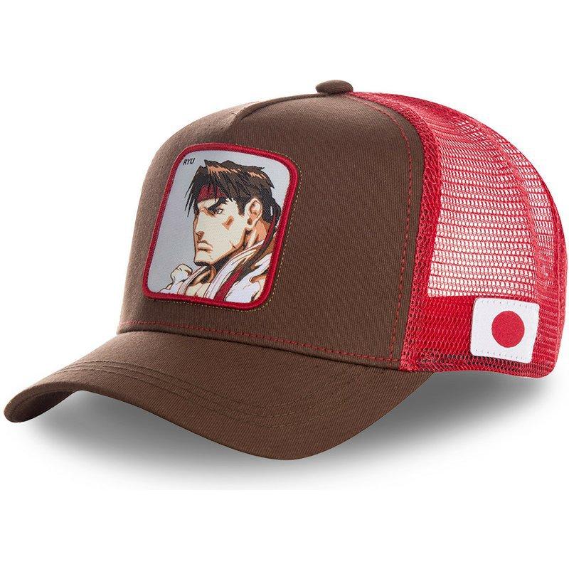 Street Fighter Mesh Cap Cartoon Mesh Cap Men's and Women's Baseball Cap Fashion Hip Hop