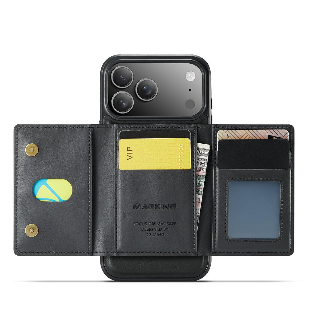 MAGKING K2 Series For iPhone 17 Pro Case Compatible with MagSafe PC+TPU+PU Phone Cover