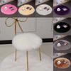 Textile Wool Round Cushion Cushion Thickened Dining Chair Anti-slip Mat Chair Pad Carpet Area Rug Fur