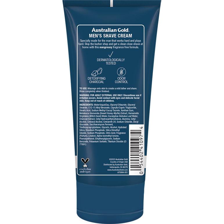 Australian Gold Крем для бритья для мужчин Крем для бритья 148 мл