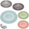 Hair Filter Sink Anti-blocking Shower Drain Covers Silicon Kitchen Deodorant Plug Strainer for Shower Drain Kitchen Accessories