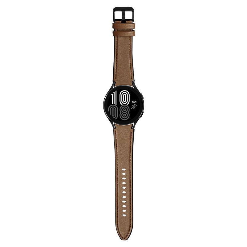 Silicone Leather Strap for Samsung Galaxy Watch 7/6/5/4 Watch Classic Smart Watch Bands