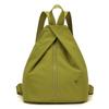 Women Triangle Large Capacity Nylon Backpack with Adjustable Straps for Daily Commute Travel