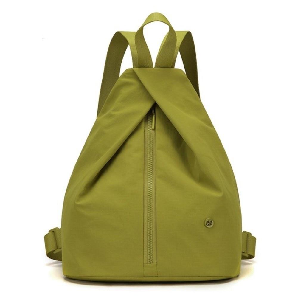 Women Triangle Large Capacity Nylon Backpack with Adjustable Straps for Daily Commute Travel