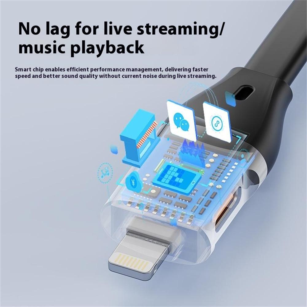 Lightning to Type C OTG Data Cable 40MB/S Transfer for Hard Drive/U Disk/Digital Headphones/Action Camera/Sound Card