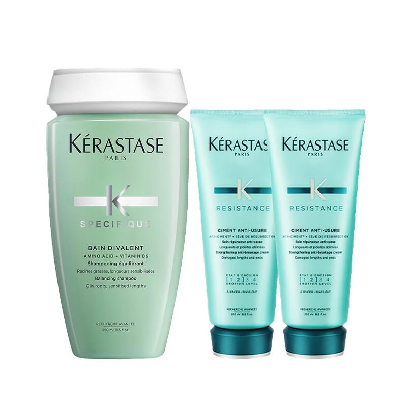Kérastase Dual Function Shampoo & Strength Repair Conditioner Set