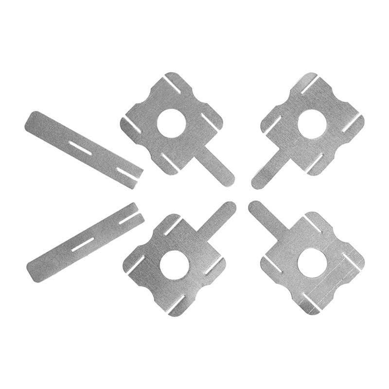30 Pcs 18650 Lithium Battery Nickel Sheet Polygonal Battery Nickel Sheet For Spot Welding Machine Batteries Connection Sheets