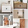 90/180 Degree Barn Door Lock,Left & Right Universal Flip Door Locks,Anti-theft Door Buckle,Gate Latch Hardware for Home Security