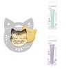 Cat Embossed Biscuit Kit + 2 Water Green and Lilac Chocolate Pens
