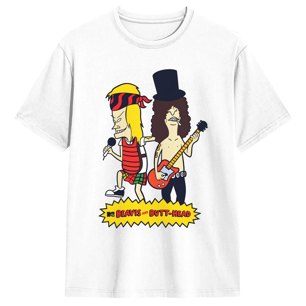 Beavis and ButtHead T Shirt Summer Cotton T Shirts For Adult Harajuku Casual Tee Shirt Short Sleeve Street Style Top Tees