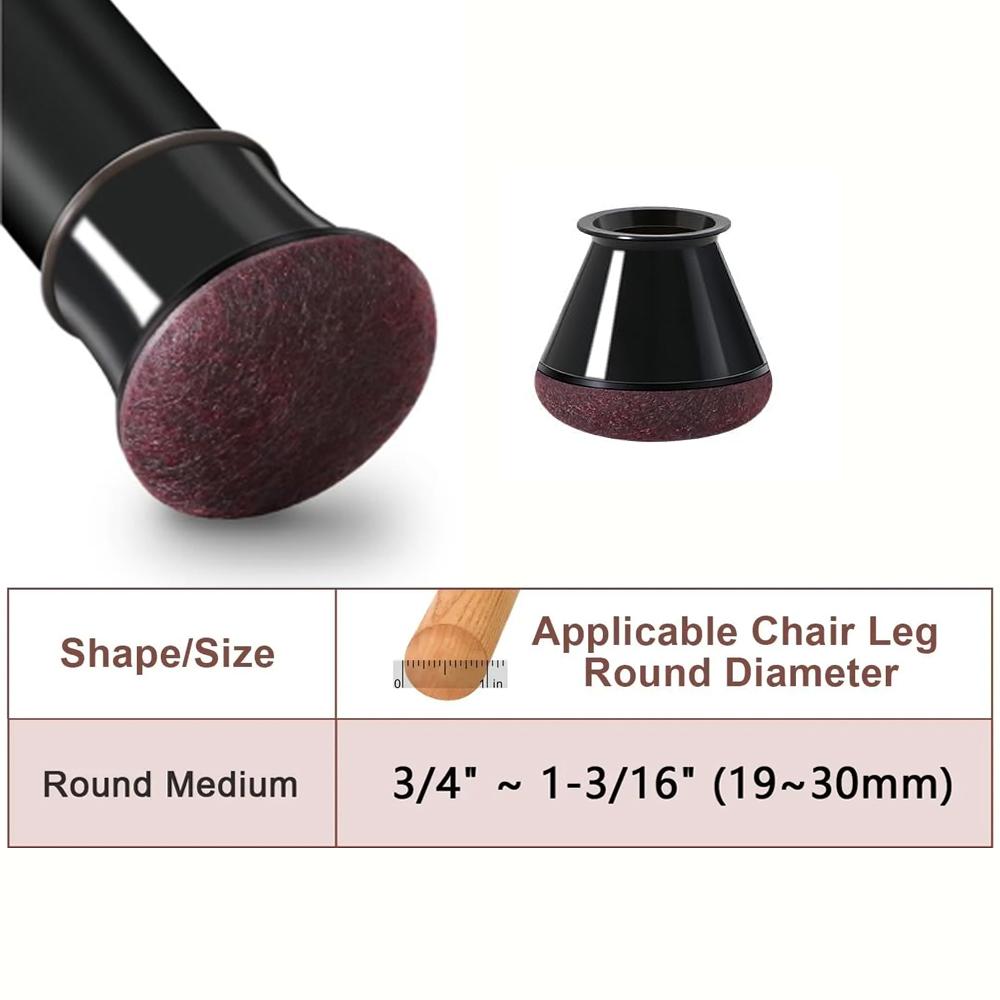 16 шт. Защитные накладки на ножки стульев для паркетных полов, войлочные мебельные накладки, силиконовые колпачки, снижающие шум