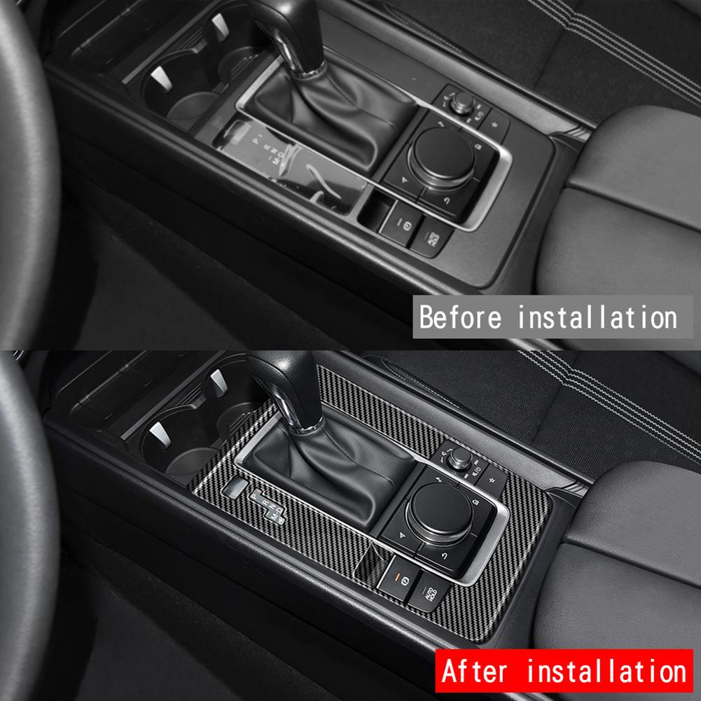 Добавьте нотку класса к вашему Mazda CX50 с помощью отделки панели переключения передач из углеродного волокна 2023 2024 Стильное улучшение