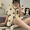 Women's Pajamas Homewear Suit Female Spring and Summer Cotton Korean Version of the Lovely Students Casual Small Fresh Homewear