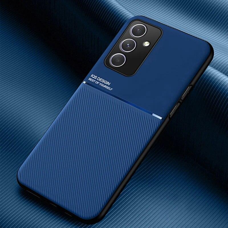 Магнитный автомобильный держатель, силиконовый чехол для Samsung Galaxy S23 Ultra A34 A14 A34 A54 5G, мягкий защитный чехол с рамкой