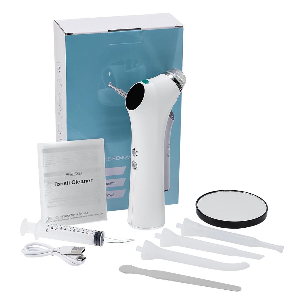 Visible Electric Tonsil Stone Remover Kit with 3 Suction Modes for Oral Care and Tonsil Stone Removal