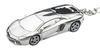 Брелок AUTOart Scale Lamborghini Aventador Готовый продукт 1/87 (алюминий)