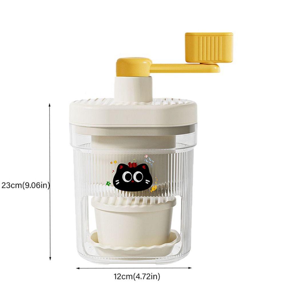 Hand Crank Ice Crushers Manual Smoothie Maker Mini Shaved Ice Machine  Food Stalls