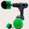 3Pcs/Set 2/3.5/4'' Electric Scrubber Brush Drill Brush Kit Plastic Round Cleaning Brush for Carpet Glass Car Tires Nylon Brushes