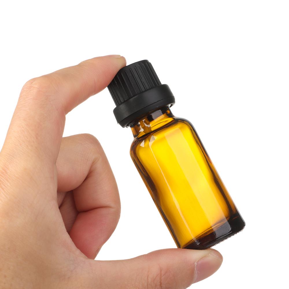 Капельница Жидкая Духи Ароматерапия Для Эфирных Масел Флакон-капельница Бутылки Янтарного Стекла