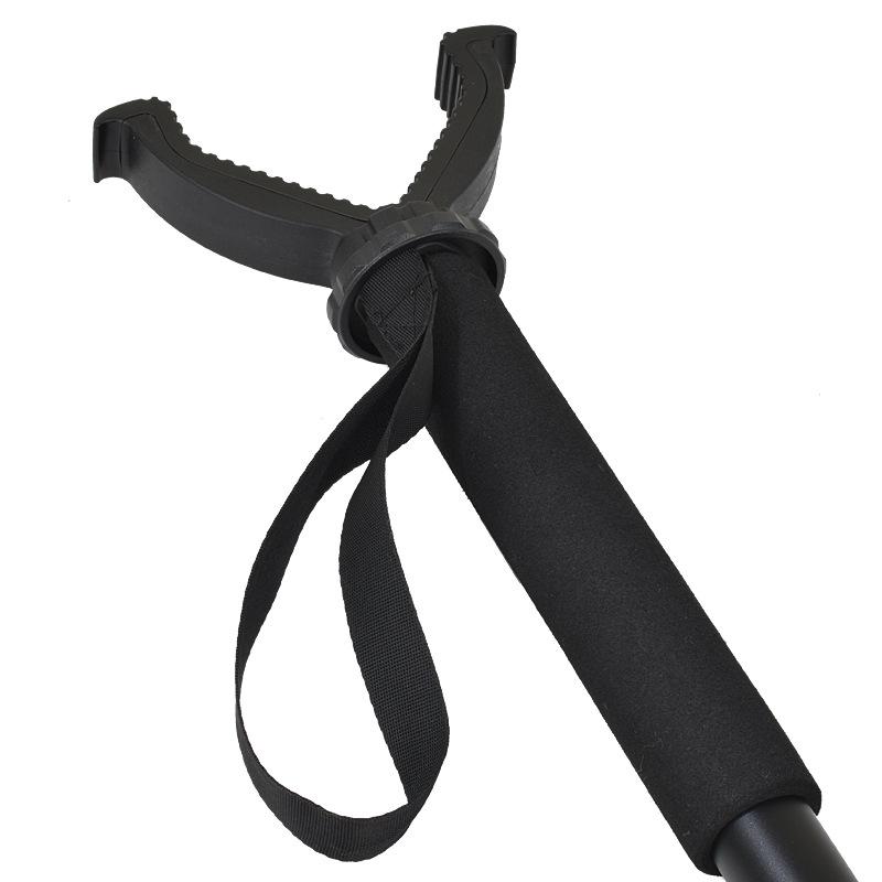 Телескопический тактический штатив из алюминиевого сплава с V-образной головкой для уличной съемки